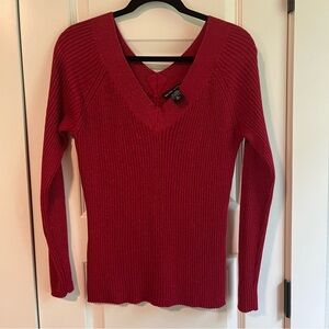 New York & Company ribbed sweater top